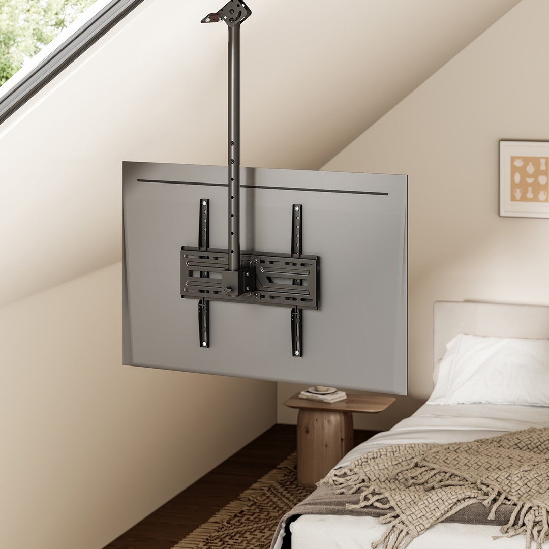 Maclean Ceiling Mount for TV, max. load 50 kg, 37–86", max. VESA 600x400, MC-173-17
