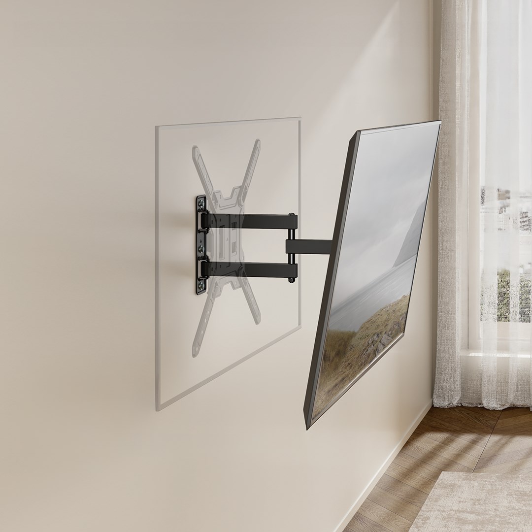Maclean TV or Monitor Mount / Bracket, max. 23–65", max. load 30 kg, universal, max. VESA 400x400, MC-759 N-5