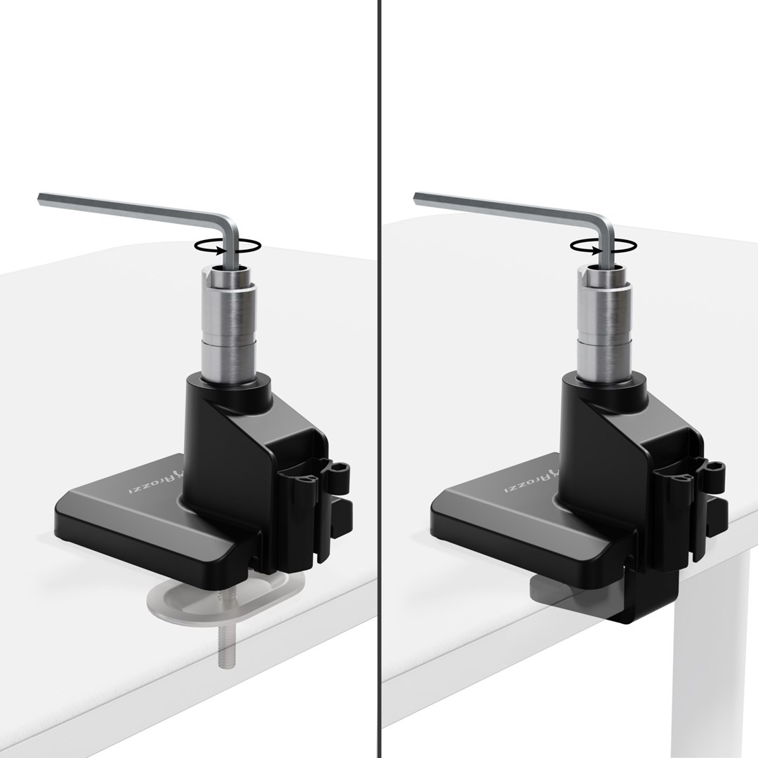Arozzi AZ-ALZARE-NEO-BK monitor mount / stand Desk Black-3