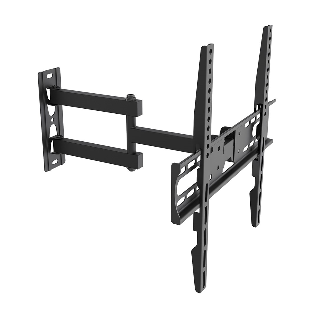 Maclean TV Mount / Bracket, max VESA 400x400, 32-55", up to 30 kg, black, tilt adjustment +2°~-10° and swivel adjustment +90°~-90°, MC-191-11
