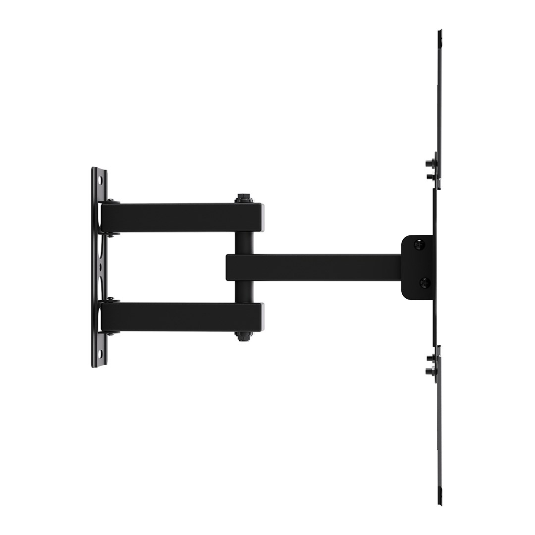 Maclean TV Mount / Bracket, max VESA 400x400, 32-55", up to 25 kg, black, tilt adjustment 0°–-15° and swivel adjustment +90°–-90°, MC-190