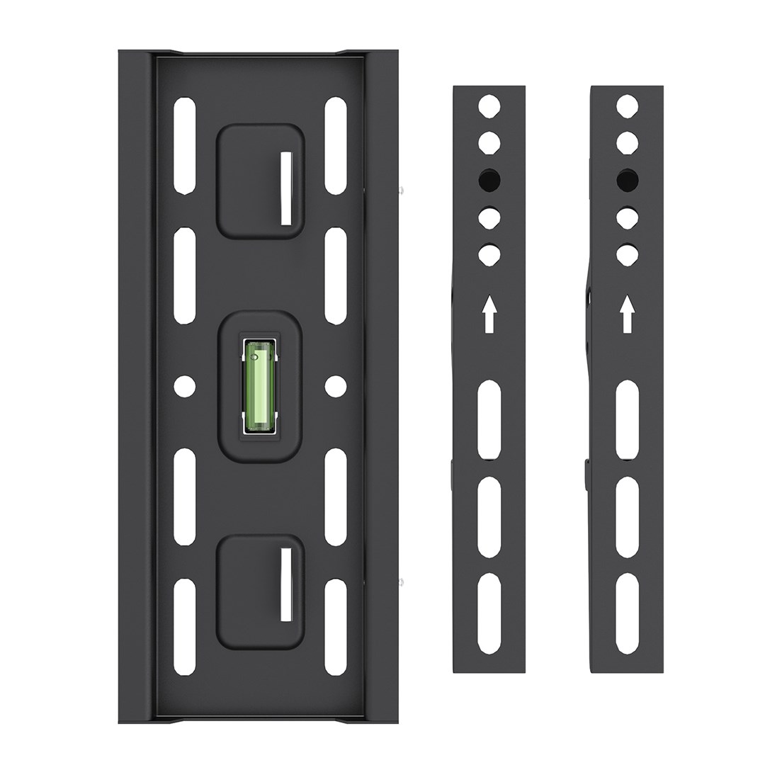 Maclean TV Mount / Bracket, max VESA 200x200, 13-43", up to 45 kg, black, tilt adjustment +2°–-10°, MC-189-4