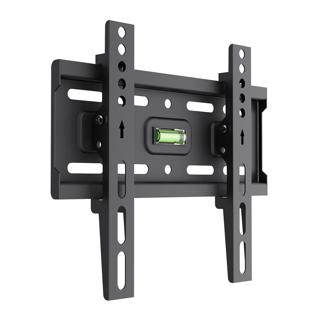 Maclean TV Mount / Bracket, max VESA 200x200, 13-43", up to 45 kg, black, tilt adjustment +2°–-10°, MC-189-2