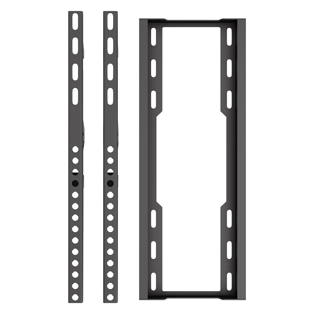 Maclean TV Mount / Bracket, max VESA 400x400, 32-75", up to 45 kg, black, tilt adjustment 0°–8°, MC-187-13