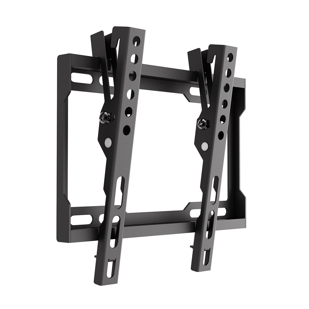 Maclean TV Mount / Bracket, max VESA 200x200, 13-43", up to 45 kg, black, tilt adjustment 0°–8°, MC-186-12