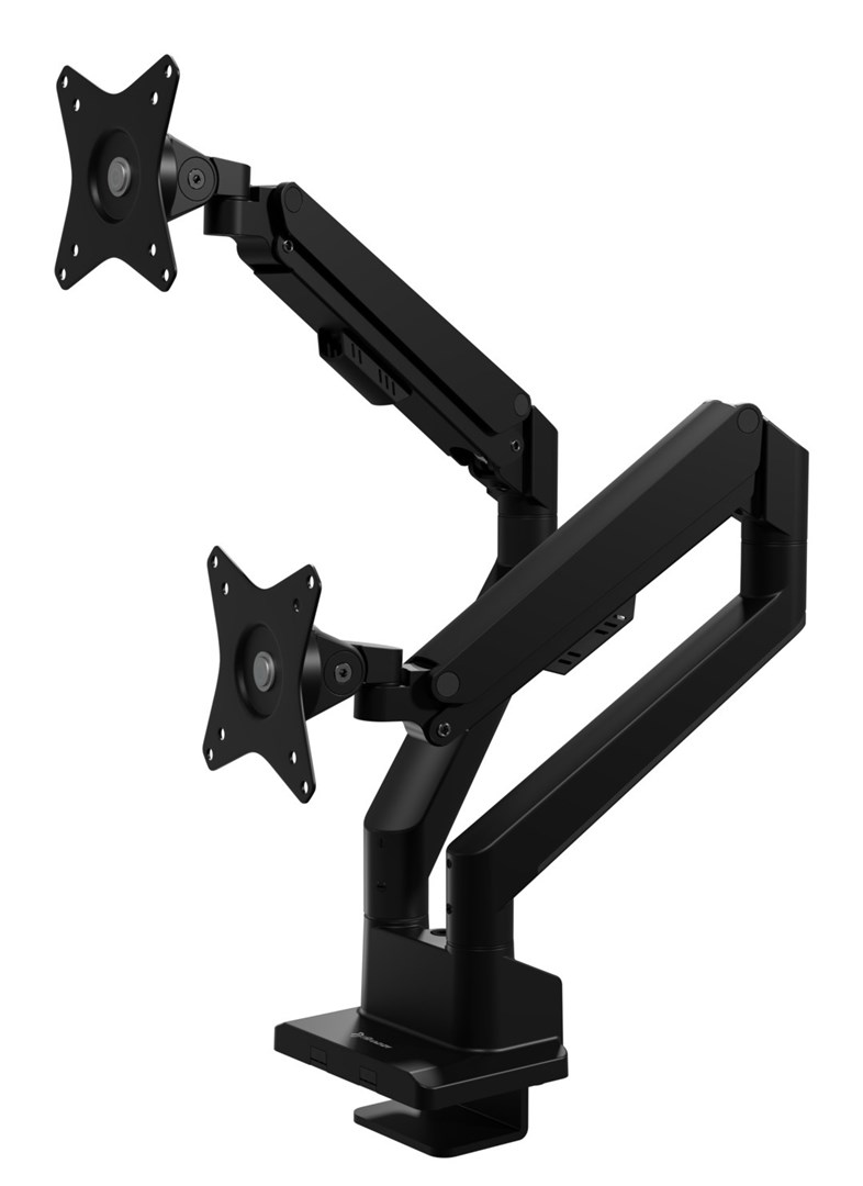 Arozzi AZ-ALZARE-NEO-DUO-BK monitor mount / stand 81.3 cm (32") Desk Black-1