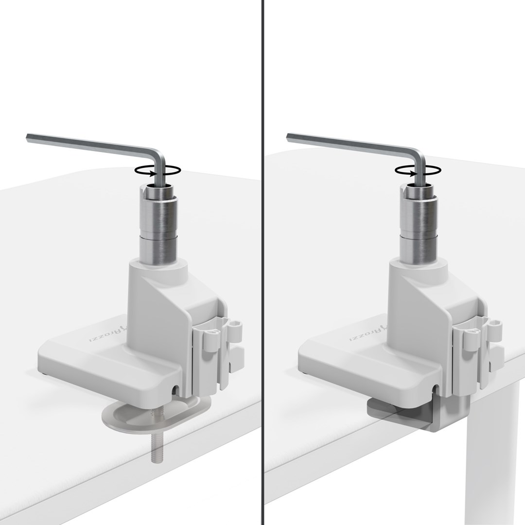 Arozzi AZ-ALZARE-NEO-WT monitor mount / stand Desk White-2