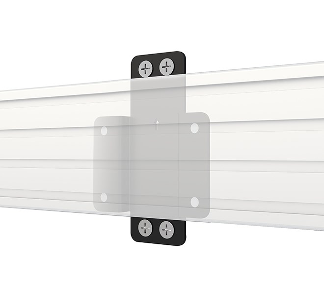 B-Tech SYSTEM X - Rail Mounting Bracket for BT8390 - 19mm from Wall-1