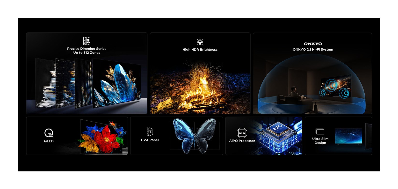 TCL C69KS 55C69KS TV 139.7 cm (55") 4K Ultra HD Smart TV Wi-Fi Metallic-5