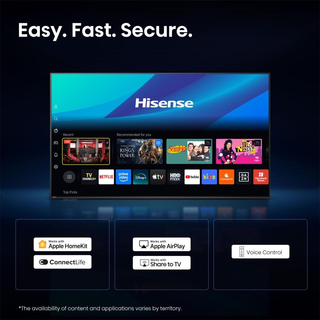 Hisense 65E7S PRO 165.1 cm (65") 4K Ultra HD Smart TV Wi-Fi Black-10