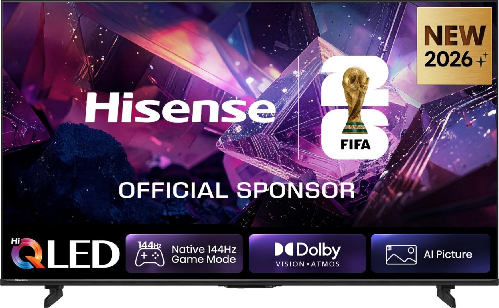 Hisense 65E7S PRO 165.1 cm (65") 4K Ultra HD Smart TV Wi-Fi Black