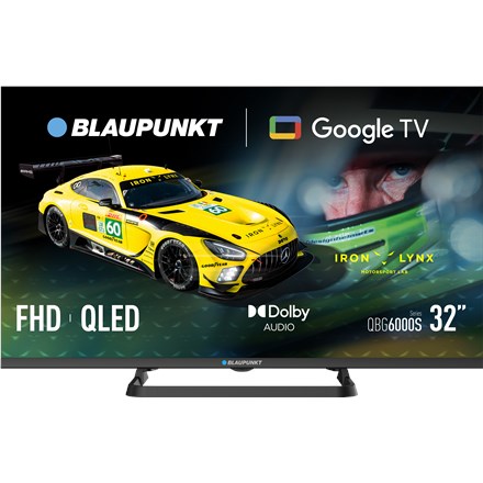 Blaupunkt QLED TV | 32QBG6000S | 32 | Smart TV | Google TV | Black-0