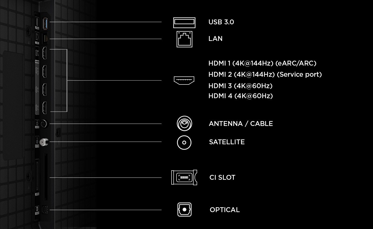 TCL P8L 85P8L TV 2.16 m (85") 4K Ultra HD Smart TV Wi-Fi Black 450 cd/m²-9