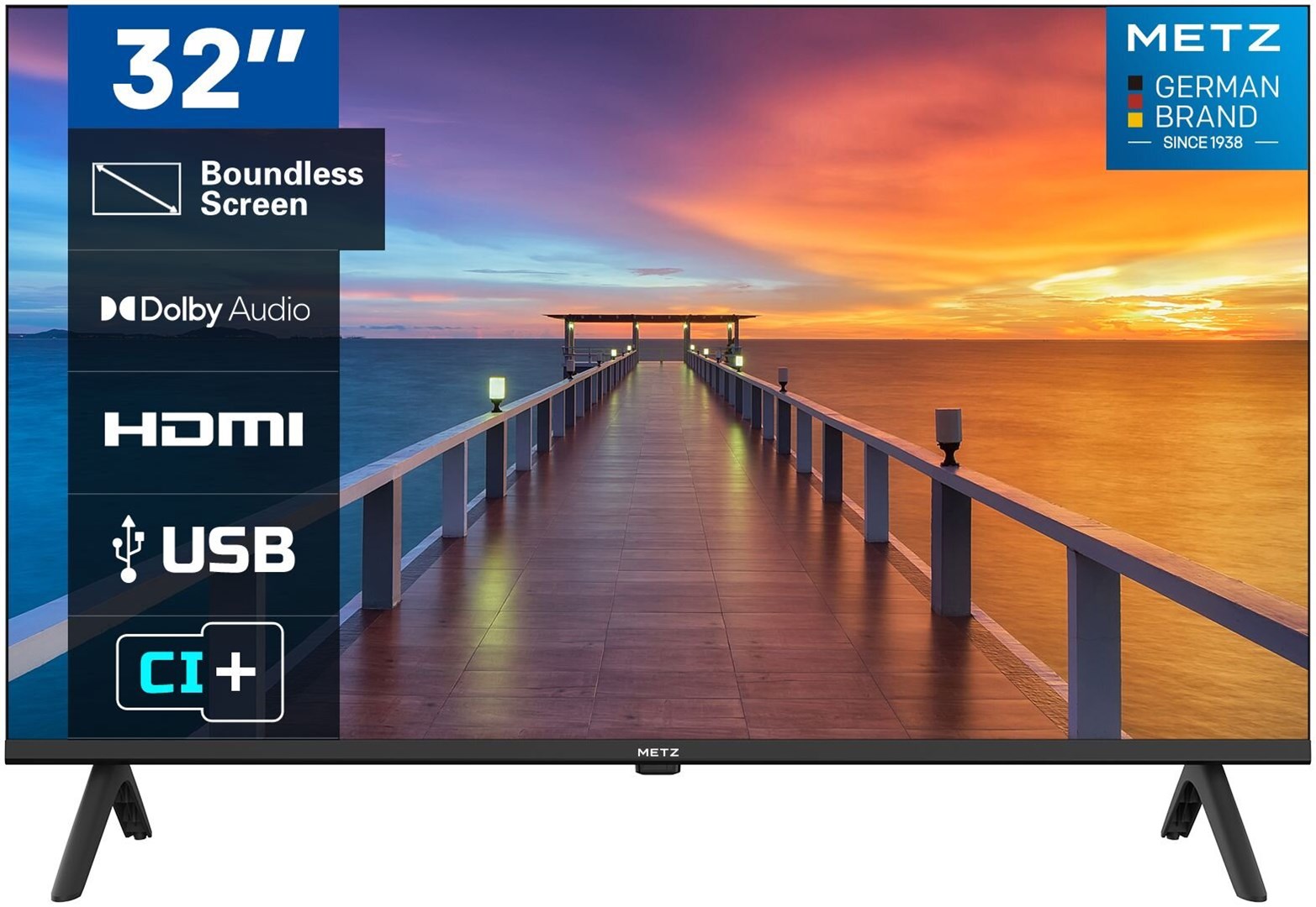 Metz 32MTH2000Z 80 cm (32") HD Ready TV Black-0