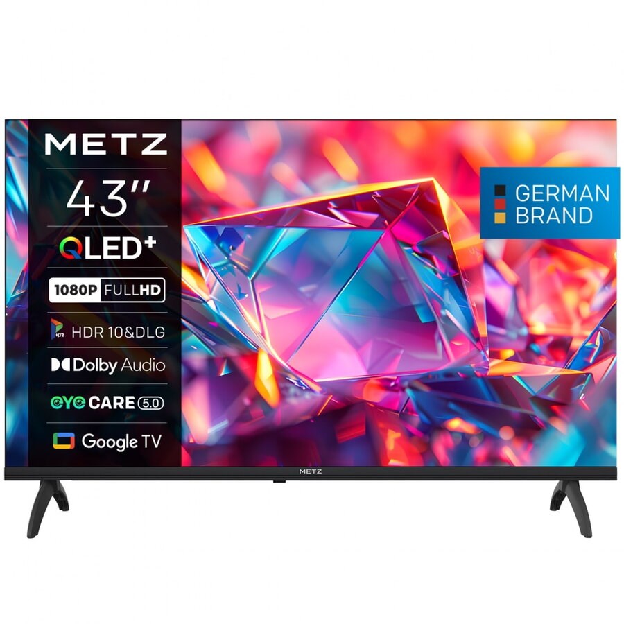 Metz MQH7030Z 109.2 cm (43") Full HD Smart TV Black