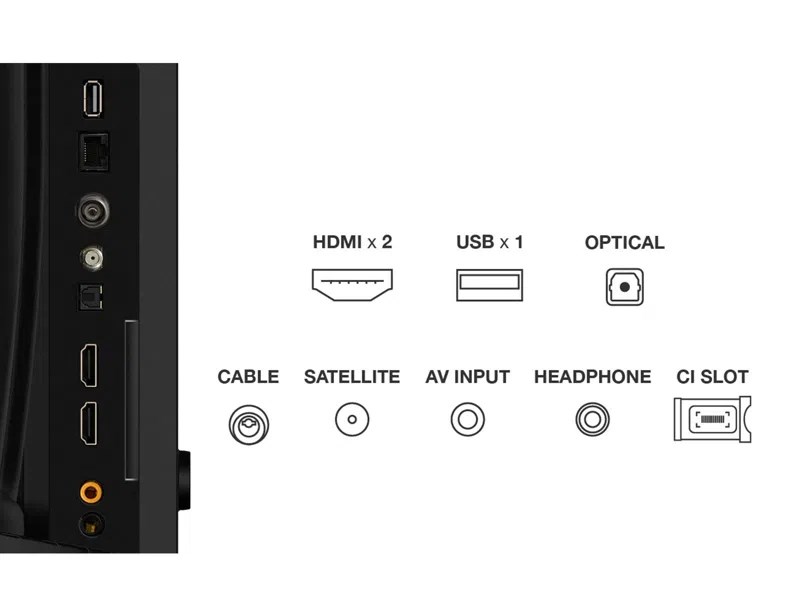 TCL 32V4C TV 81.3 cm (32") HD Smart TV Wi-Fi Black-8
