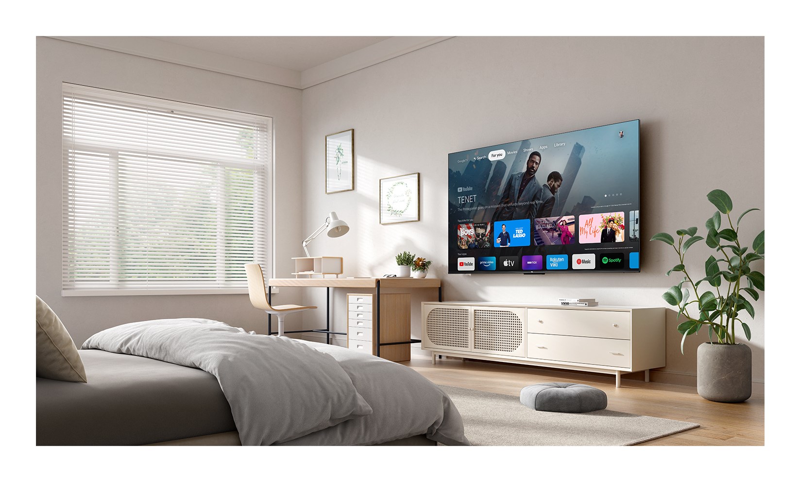 TCL P6K 43P6K TV 109.2 cm (43") 4K Ultra HD Smart TV Wi-Fi Metallic-2