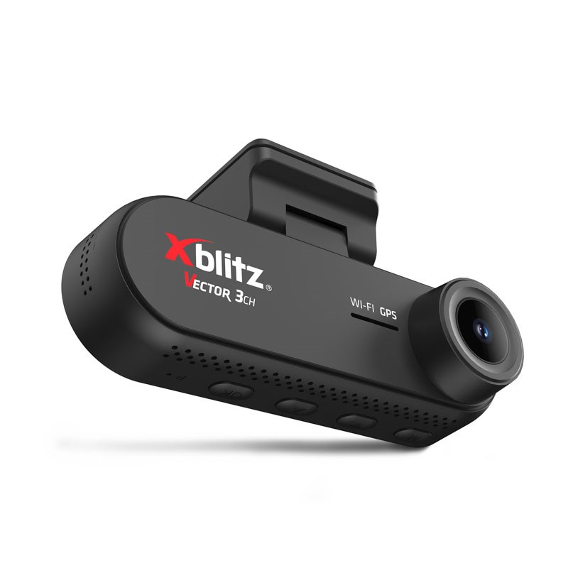 XBLITZ VECTOR 3CH 3-CHANNEL DVR WITH REARVIEW CAMERA, Wi-Fi, AND GPS-2