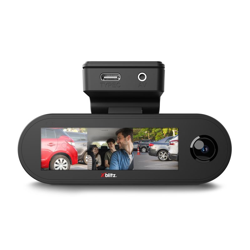 XBLITZ VECTOR 3CH 3-CHANNEL DVR WITH REARVIEW CAMERA, Wi-Fi, AND GPS-1