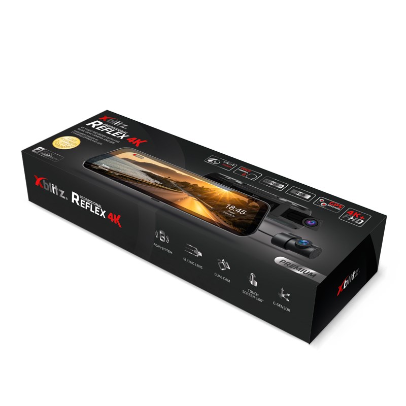 XBLITZ REFLEX 4K DVR 4K HDR PREMIUM CON CÁMARA DE MARCHA ATRÁS, WI-FI Y GPS-3