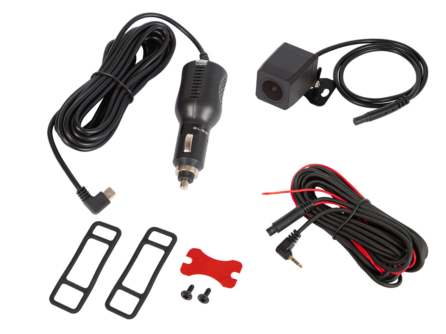 BLACKBOX DVR F610 BLOW video recorder, 10" screen mirror + reversing camera-4