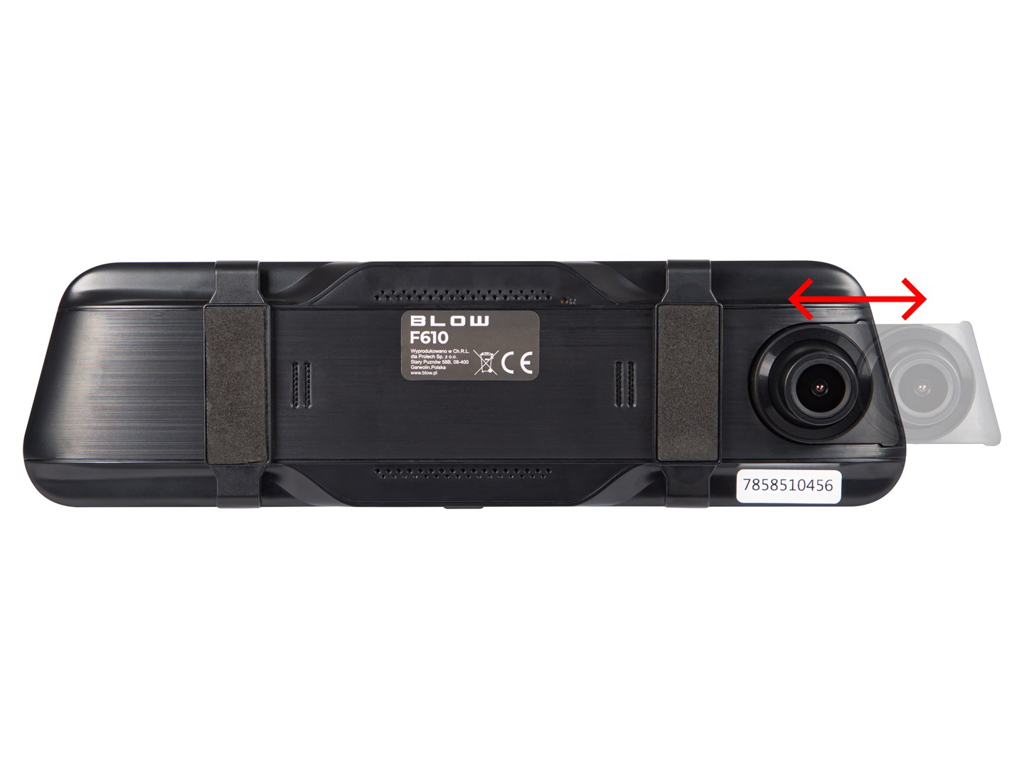 BLACKBOX DVR F610 BLOW video recorder, 10" screen mirror + reversing camera-3