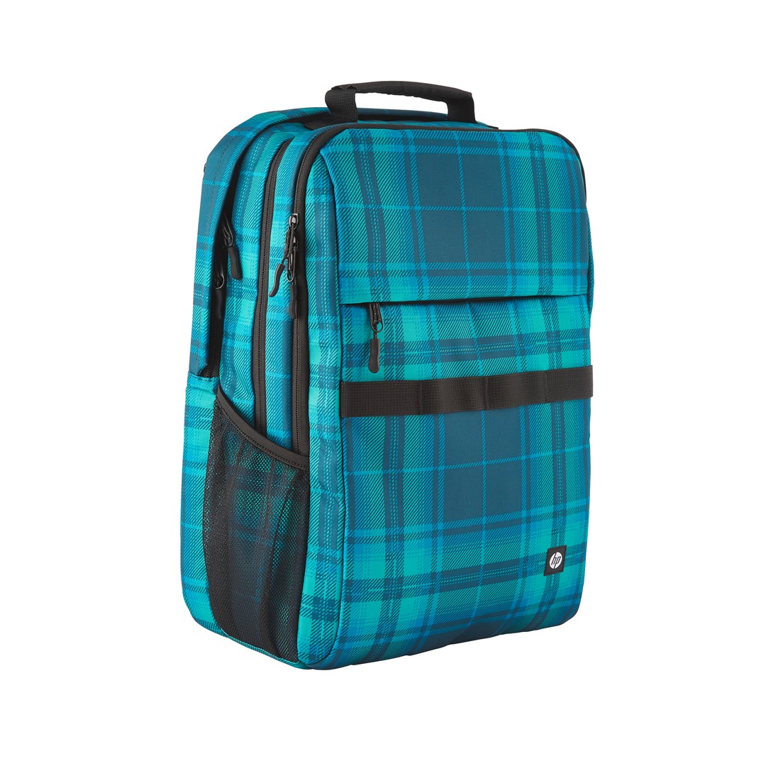 HP Campus XL Tartan Plaid Backpack-1