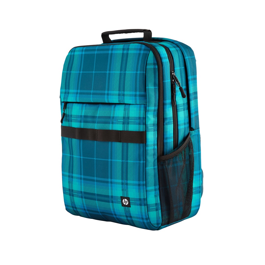 HP Campus XL Tartan Plaid Backpack-4