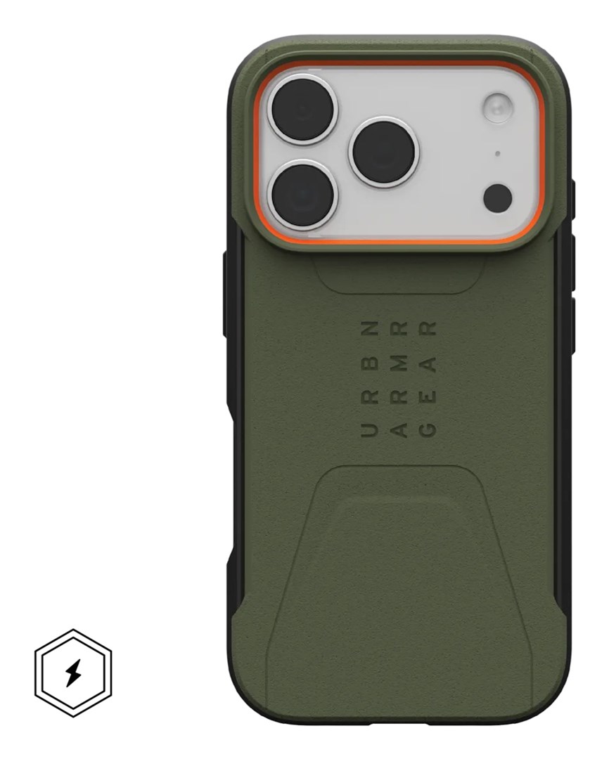 Urban Armor Gear 114545117297 mobile phone case 16 cm (6.3") Cover Olive, Orange-1