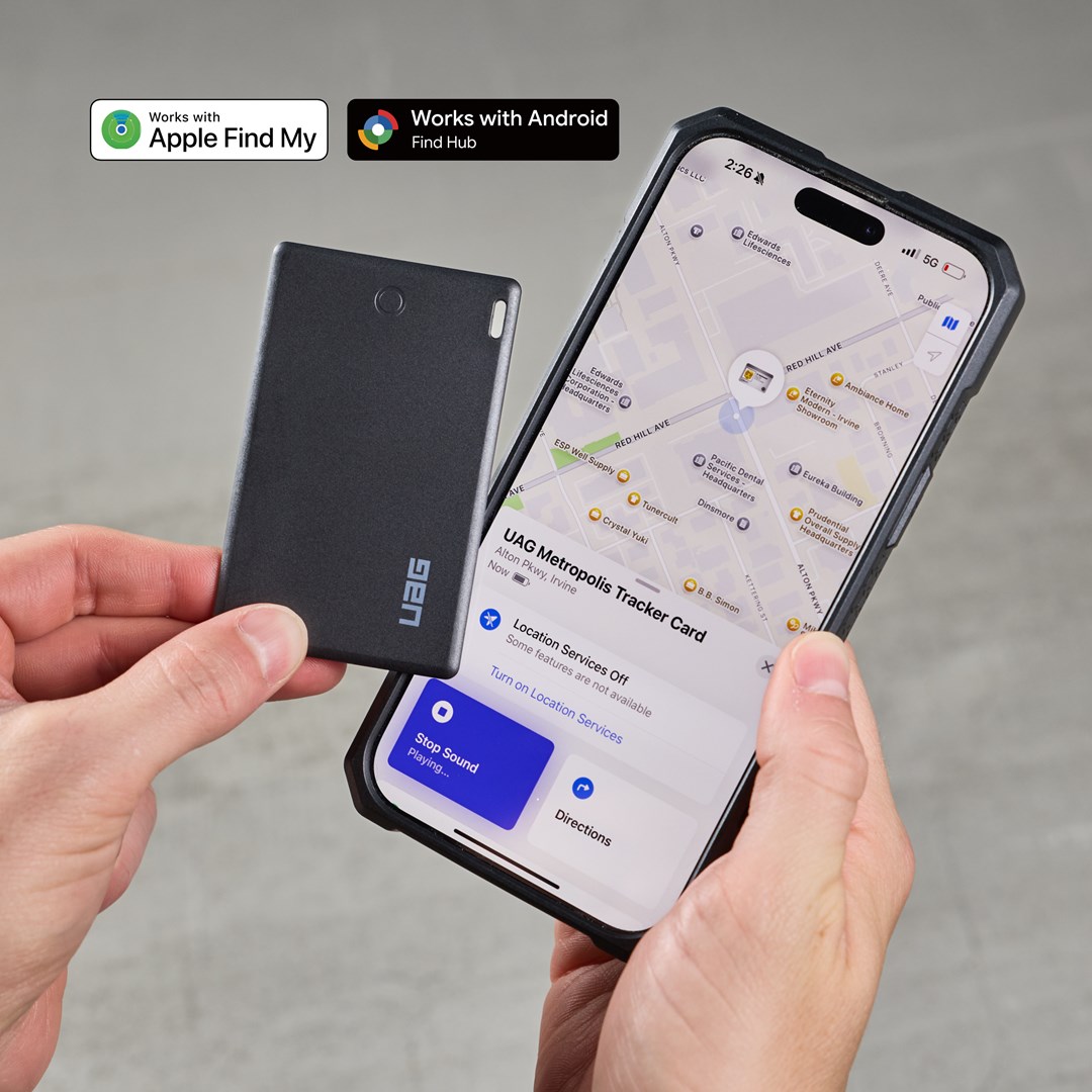 Novčanik UAG Metropolis Wallet s karticom lokatora (MagSafe, Kevlar Black)-1