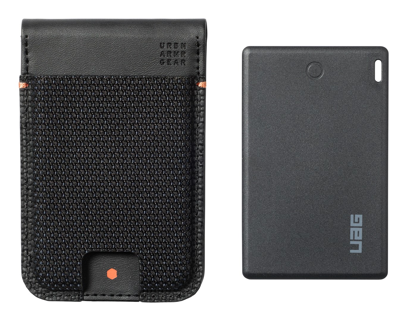 UAG Metropolis Wallet - portfel z podstawką w zestawie z kartą lokalizującą (Apple Find My i Google Find Hub), kompatybilny z MagSafe (kevlar black)
