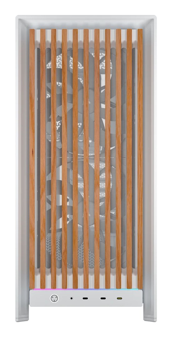 Corsair FRAME 5000D WOOD RS Midi Tower Walnut, White-1