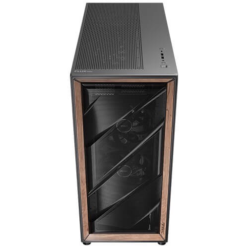 Antec FLUX PRO Full Tower Black, Wood-2