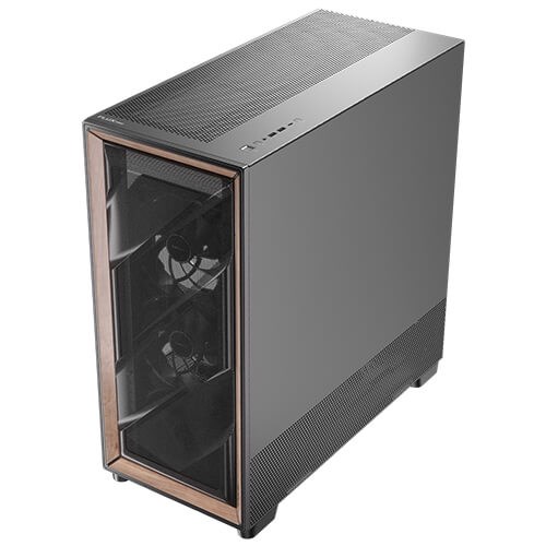 Antec FLUX PRO Full Tower Black, Wood-3