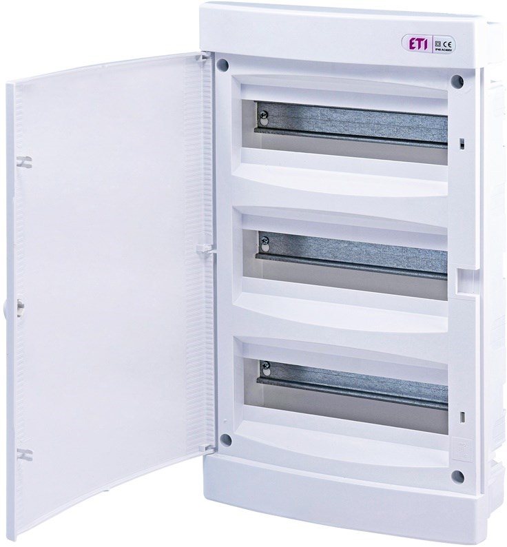 Plastic distribution box PT 36M 3x 12M 460x273x68