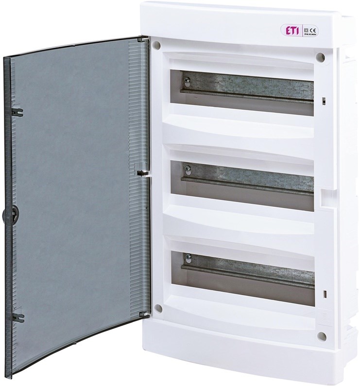 Plastic distribution board PT 36M 3x12M N+PE IP40