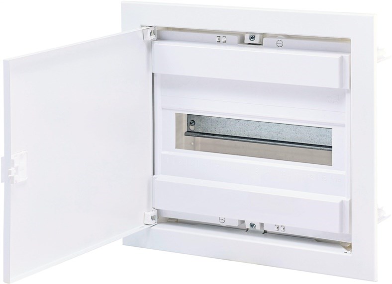 Flush-mounted enclosure 12+2mod metal door ECG14 (001101025)