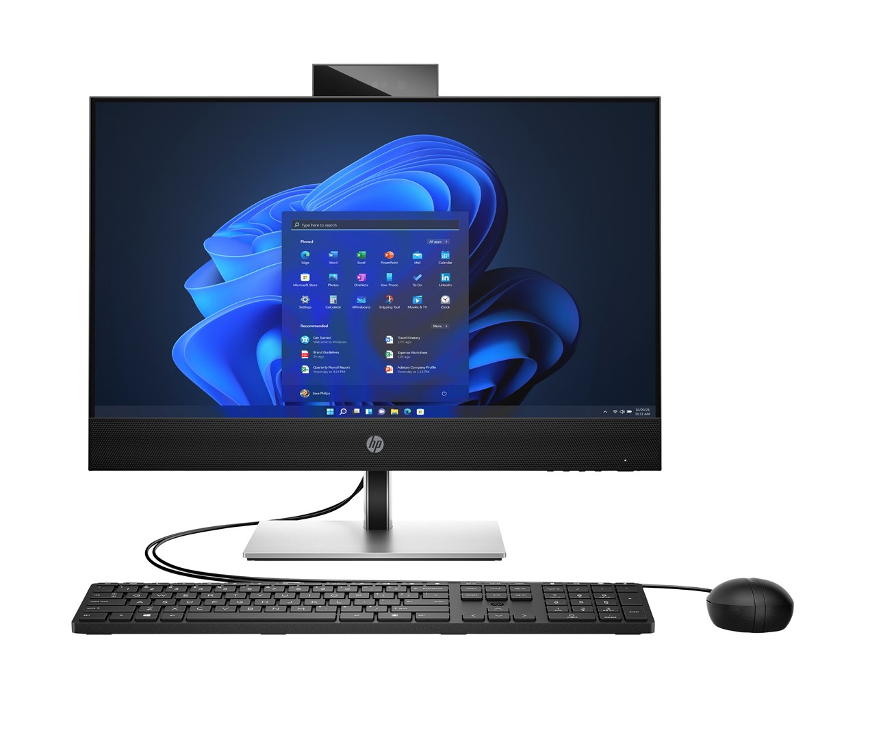 HP ProOne 440 G9 23.8" All-in-One PC, Intel® Core™ i5-13500T, 1920 × 1080 px, 16 GB DDR4-SDRAM, 512 GB SSD, Windows 11 Pro, Wi-Fi 6 (802.11ax) Black-0