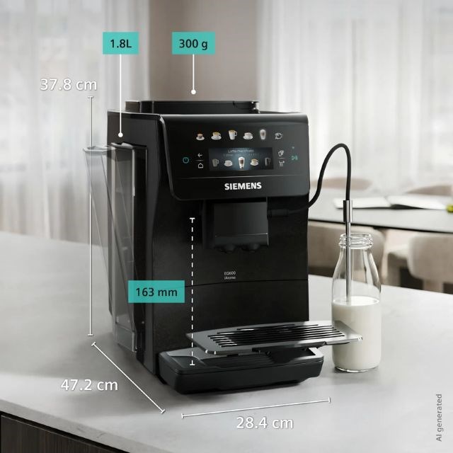 Siemens EQ600 iAroma TP603E08 15 bar espresso machine-6