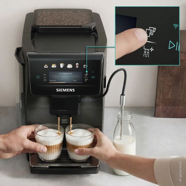 Siemens EQ600 iAroma TP603E08 15 bar espresso machine-7