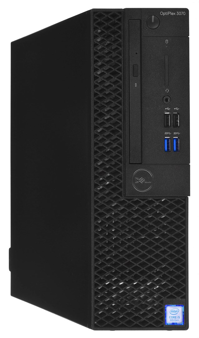 Stolno računalo DELL OptiPlex 3070 SFF (i3-8100, 8 GB RAM, 256 GB SSD, Windows 11 Pro, crna boja, obnovljeno)