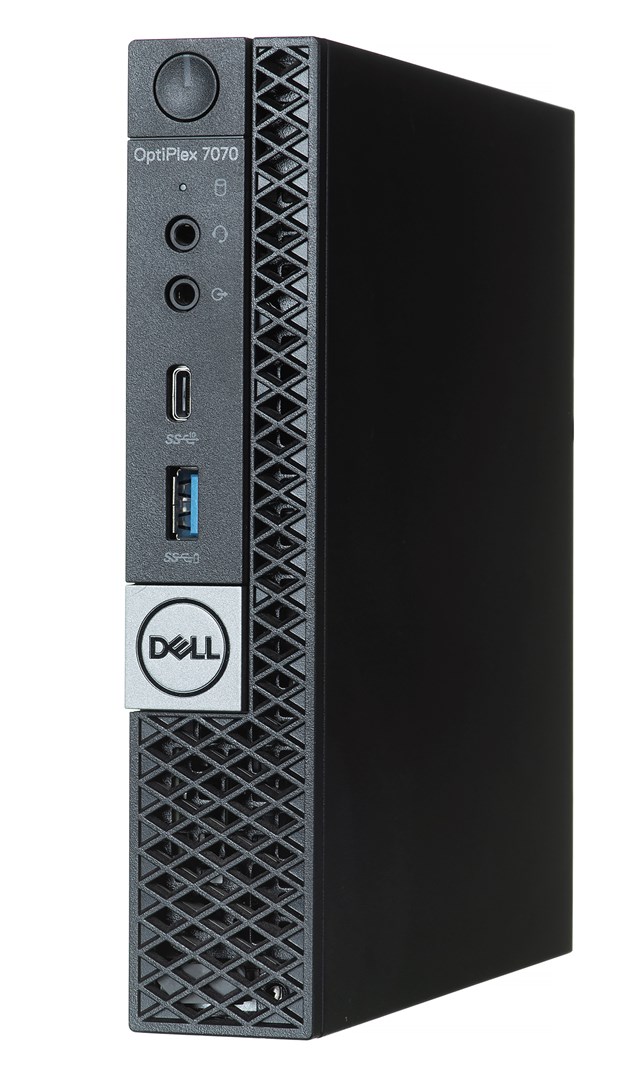 Stolno računalo DELL OptiPlex 7070 Micro (i3-9100T, 8 GB RAM, 256 GB SSD, Windows 11 Pro, crna boja, korišteno)-2