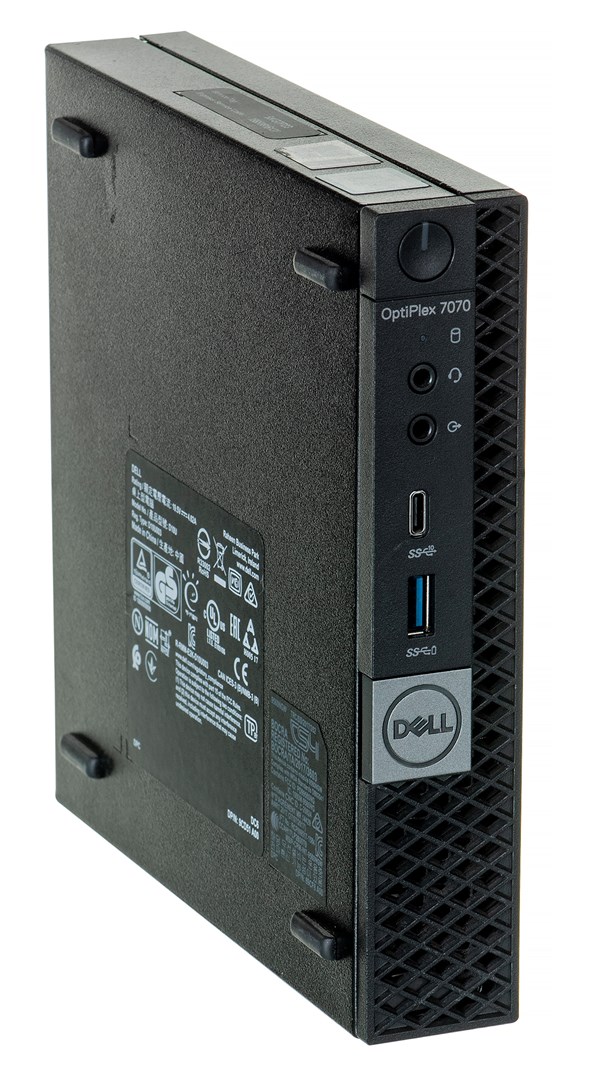 Stolno računalo DELL OptiPlex 7070 Micro (i3-9100T, 8 GB RAM, 256 GB SSD, Windows 11 Pro, crna boja, korišteno)-7