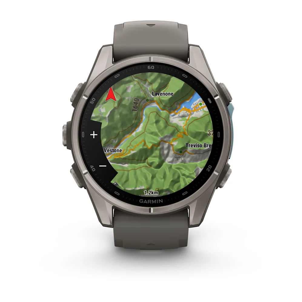 Pametni sat GARMIN fenix 9 43mm Titanium Pebble Gray (siva), 010-04761-11-8
