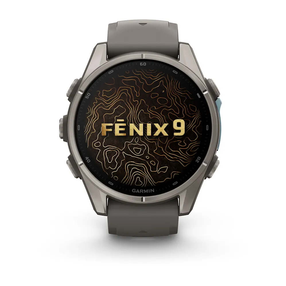 Pametni sat GARMIN fenix 9 43mm Titanium Pebble Gray (siva), 010-04761-11-1