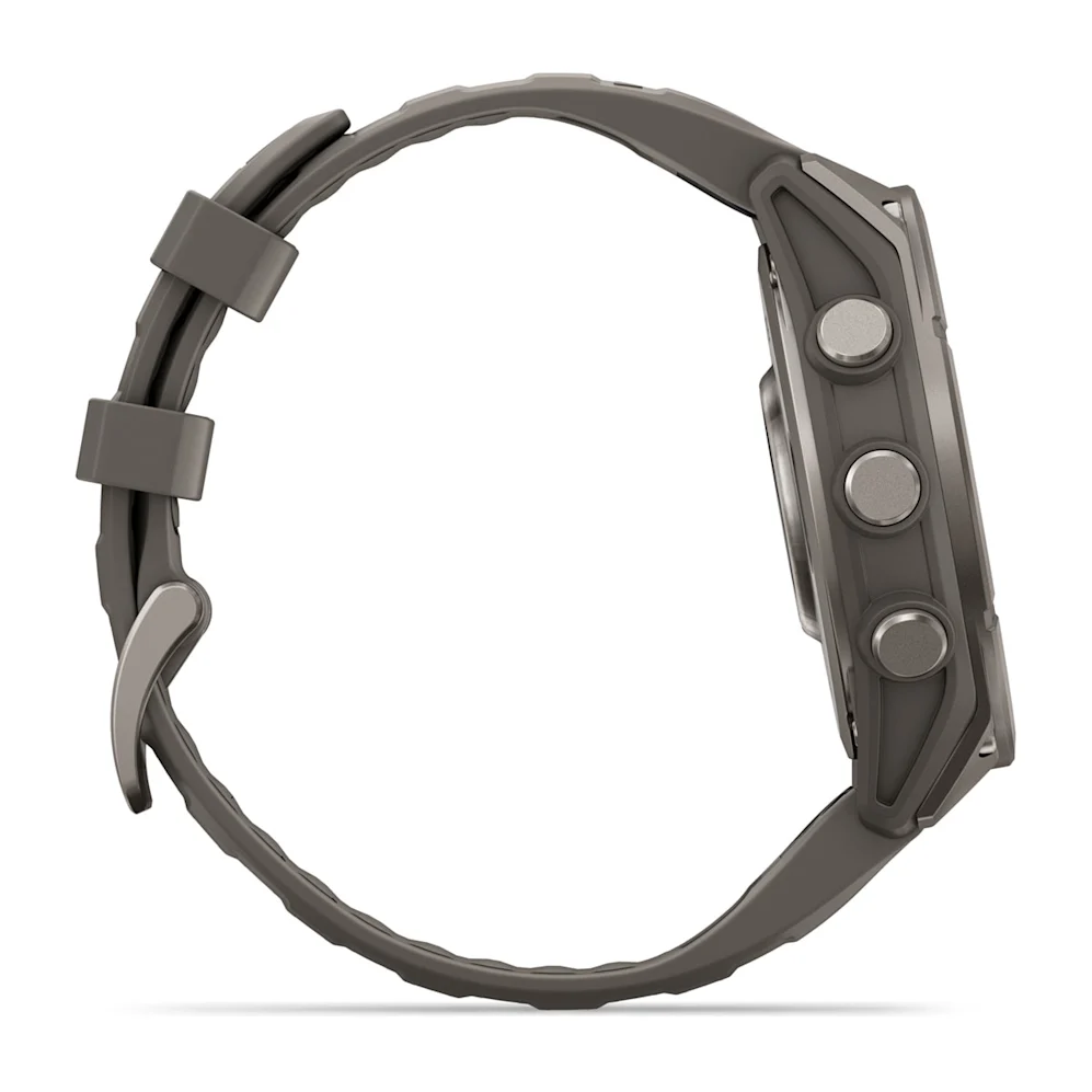 Pametni sat GARMIN fenix 9 47mm Titanium / Pebble Gray Silicone Band (siva), 010-04762-01-4