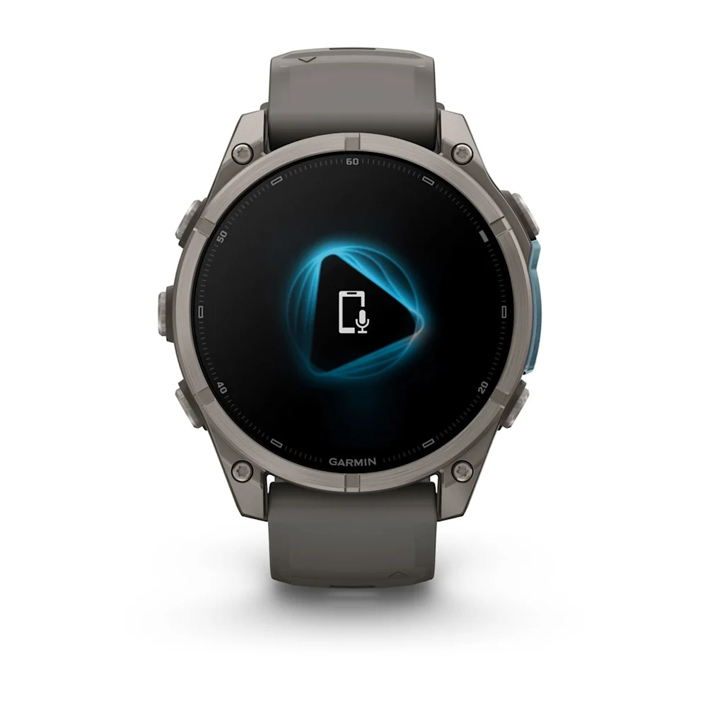 Pametni sat GARMIN fenix 9 47mm Titanium / Pebble Gray Silicone Band (siva), 010-04762-01-7