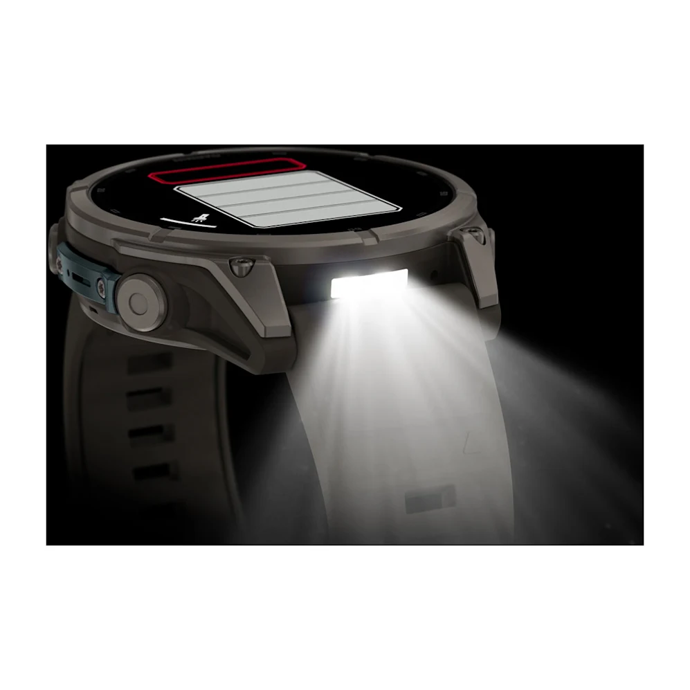 Pametni sat GARMIN fenix 9 47mm Titanium / Pebble Gray Silicone Band (siva), 010-04762-01-9