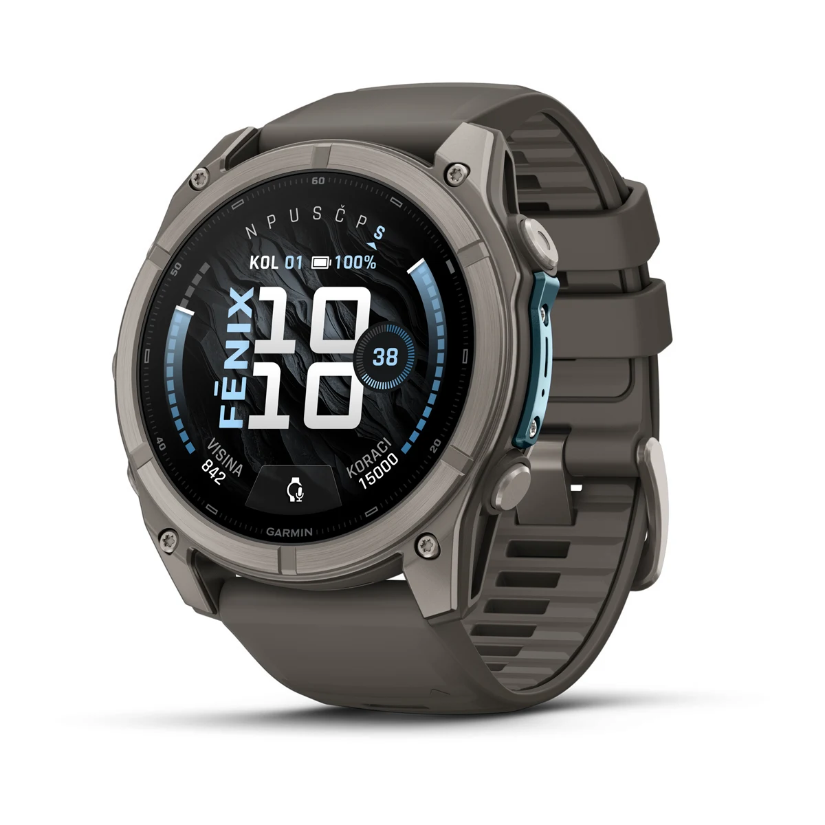 Pametni sat GARMIN fenix 9 51mm Titanium Pebble Gray (siva), 010-04763-01 Pametni sat GARMIN fenix 9 51mm Titanium Pebble Gray (siva), 010-04763-01