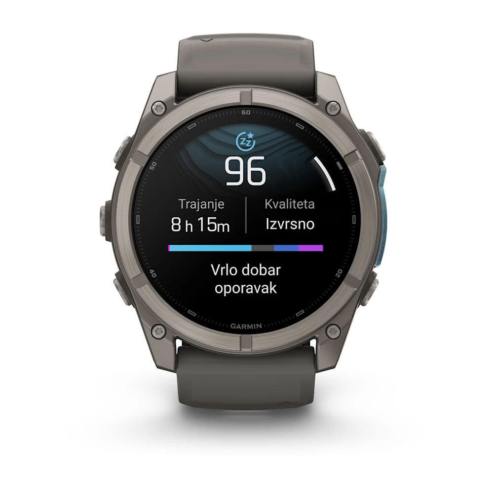 Pametni sat GARMIN fenix 9 51mm Titanium Pebble Gray (siva), 010-04763-01-12